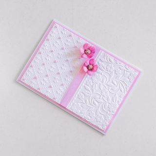 Ръчно изработена поздравителна картичка №3