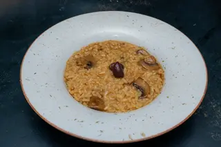Ризото с пиле и гъби