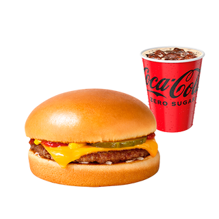 Cheeseburger 2forU z napojem