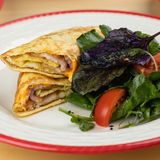 ომლეტი ბეკონით