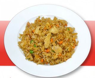 53-Arroz frito con pollo