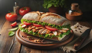 Ciabatta cu pui picant