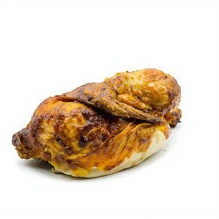 Menú Medio Pollo Brasa + Pan