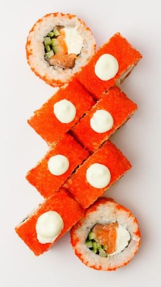 Ролл "Калифорния" с лососем