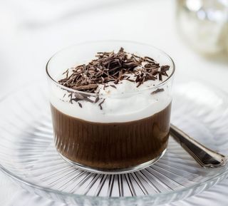 Mousse de chocolate y chantilli