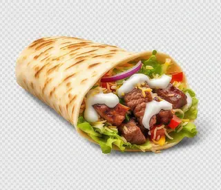 Menú Durum Rollo Falafel