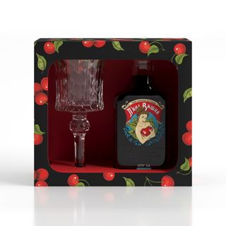 Набір Подарунковий Келих Та Пляшка Вишнівки (0,2л)