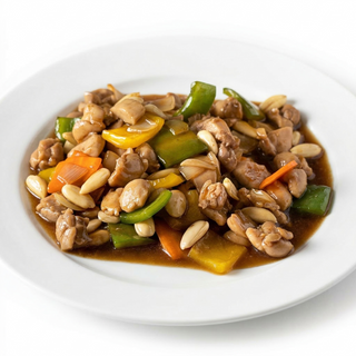Pollo Con Almendras Estilo Chino