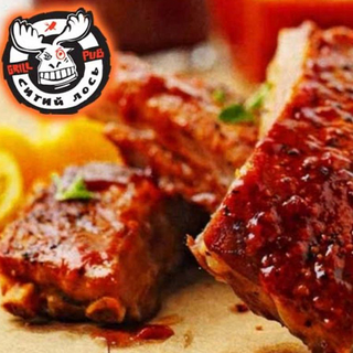 Ребра в гірчично медовому соусі (500г)