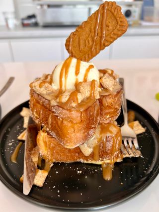 Biscoff Ice Cream French Toast