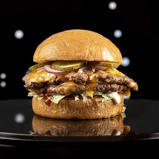 Classic Smash Double burger + Coca Cola