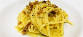 Tajarin alla carbonara di Tartufo