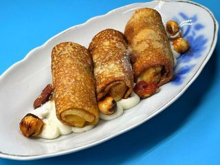 Млинці з сиром "Філадельфія"