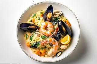 Riso risotto alla pescatora