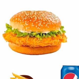 Hamurguesa pollo Crujiente