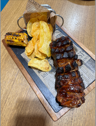 Динозавърски ребра на дъска  (600г)