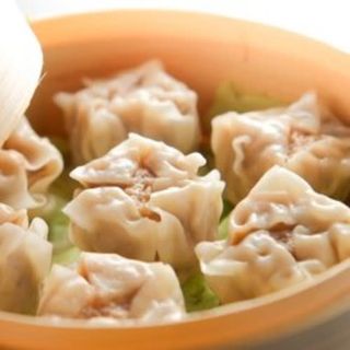 Siu mai al vapor de gambas y carne