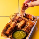 Chicharrón con Guasacaca