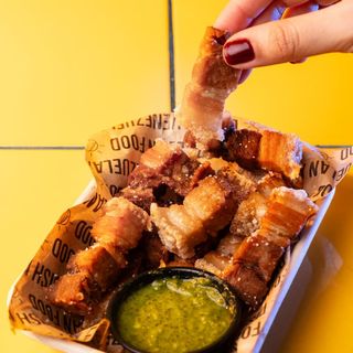 Chicharrón con Guasacaca