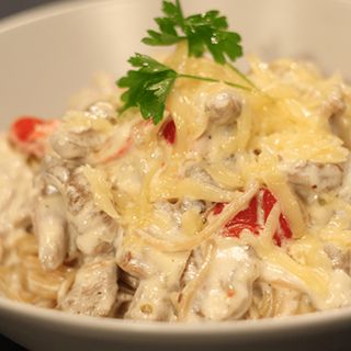 Pâtes Sauce Blanche Escalope