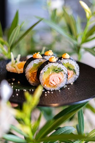 Sake/maguro ten 6 szt.