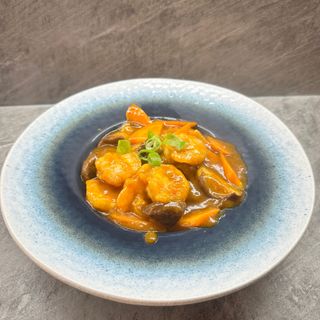 201 Gamberi al curry