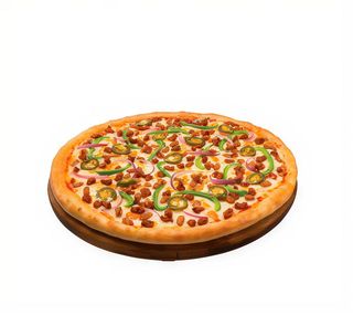 Pizza mexicana (24 cm.)