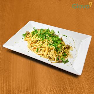 Spaghetti Aglio, Olio e Pepperoncino con vittelo