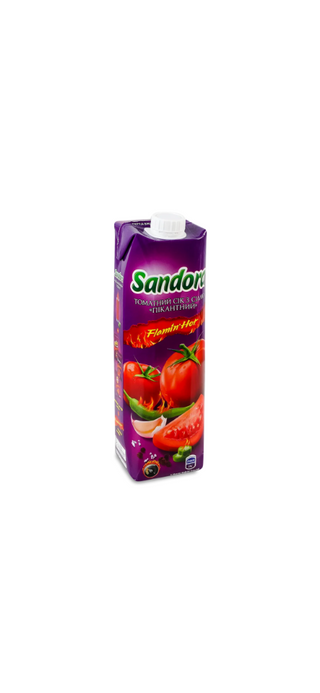 Сік Sandora Томат пікантний0.5л