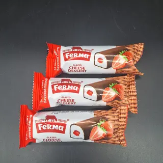 Requeson Glaseado Sabor Fresa 36g