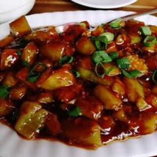 Bakłażan w sosie Syczuańskim