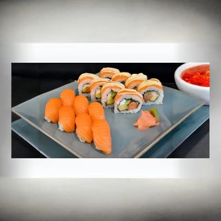 Salmon 7 & Roll (496g)