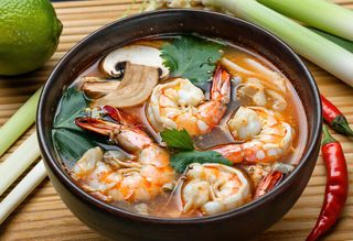 Tom Yum z Krewetkami