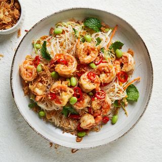Thai Rice Noodle Salad - Prawns