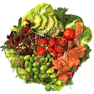 Sałatka Rybak z awokado duża