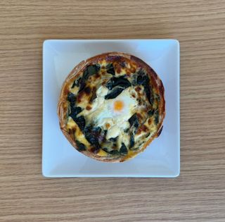 Quiche De Espinacas Y Huevo 