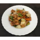 40. Pollo salteado con salsa de ostra