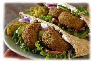 Menù panino falafel