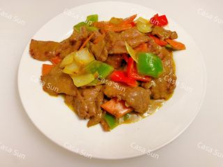 Ternera Salteada Con Curry