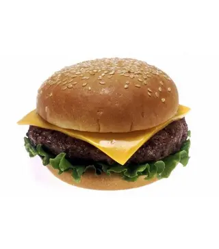 Hamburguesa Con Solo Queso