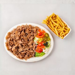 Mega talerz kebab