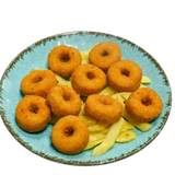 Aros de pollo con  queso