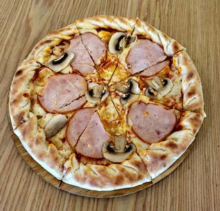 Пицца  курица/ грибы с двойным сыром