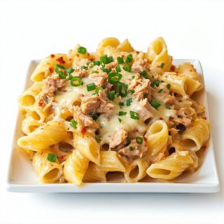 73. Macarrones Con Atún Y Queso Gratinado