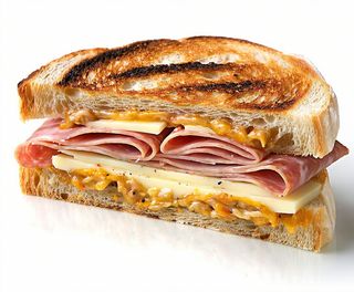 Toast cotto, fontina, farcita sott’olio