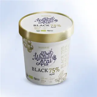 Tarrina De Açai Whaka Black 75% De (500 Ml.)