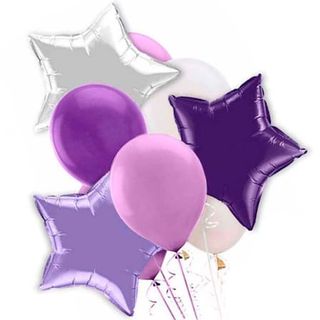 9 гелієвих і фольгованих кульок мікс