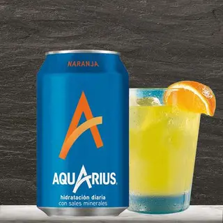 Aquarius Naranja lata 330ml.