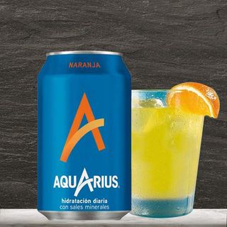 Aquarius Naranja lata 330ml.