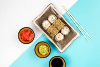 Ролл "Фудзияма" темпура